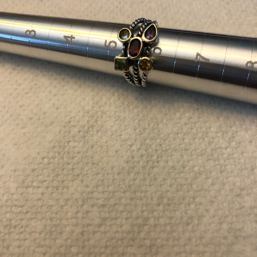 Multi-Colored Ss Ring - image 5